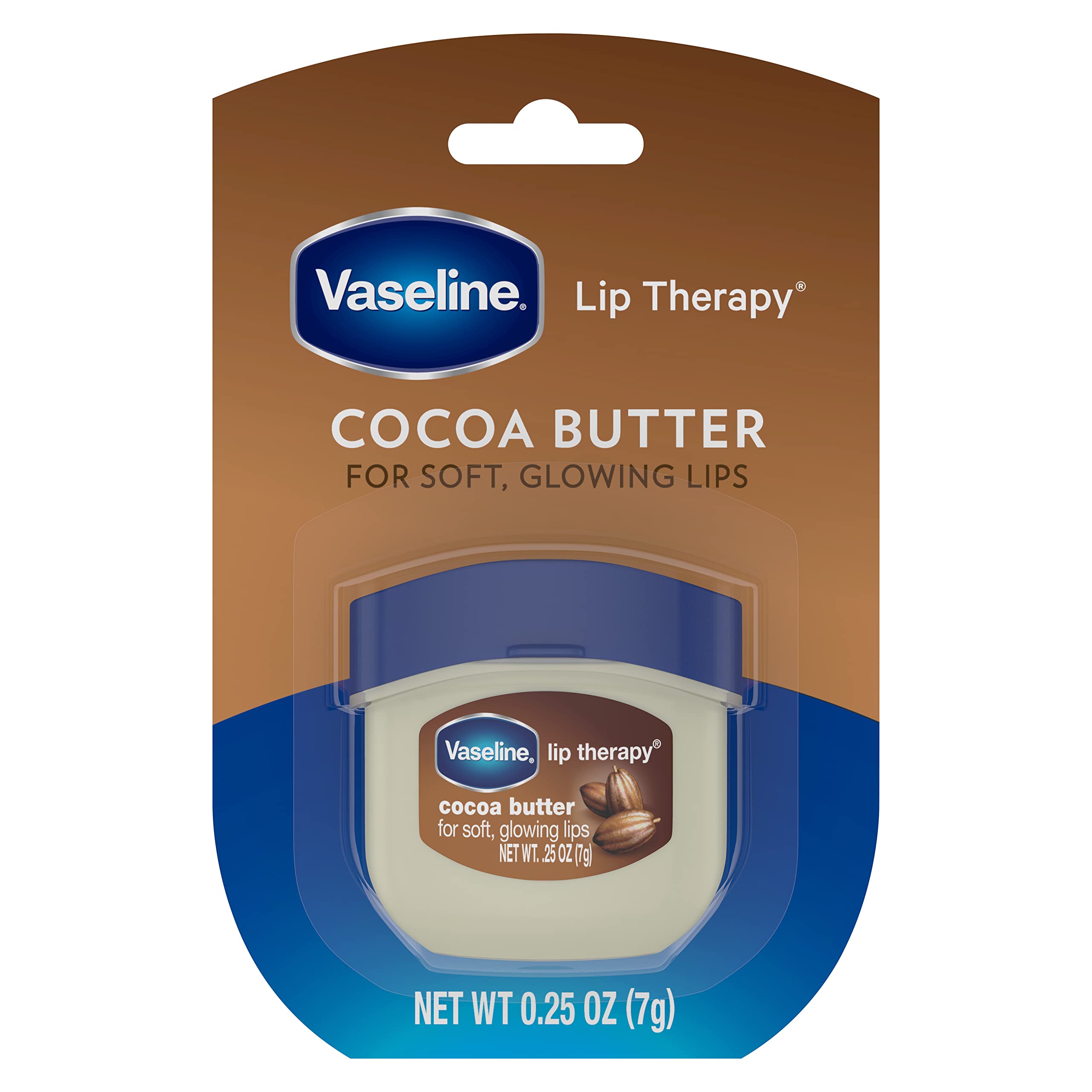 Vaseline Lip Therapy Cocoa Butter 6-Pack – Mini Lip Balms (0.25 oz each)