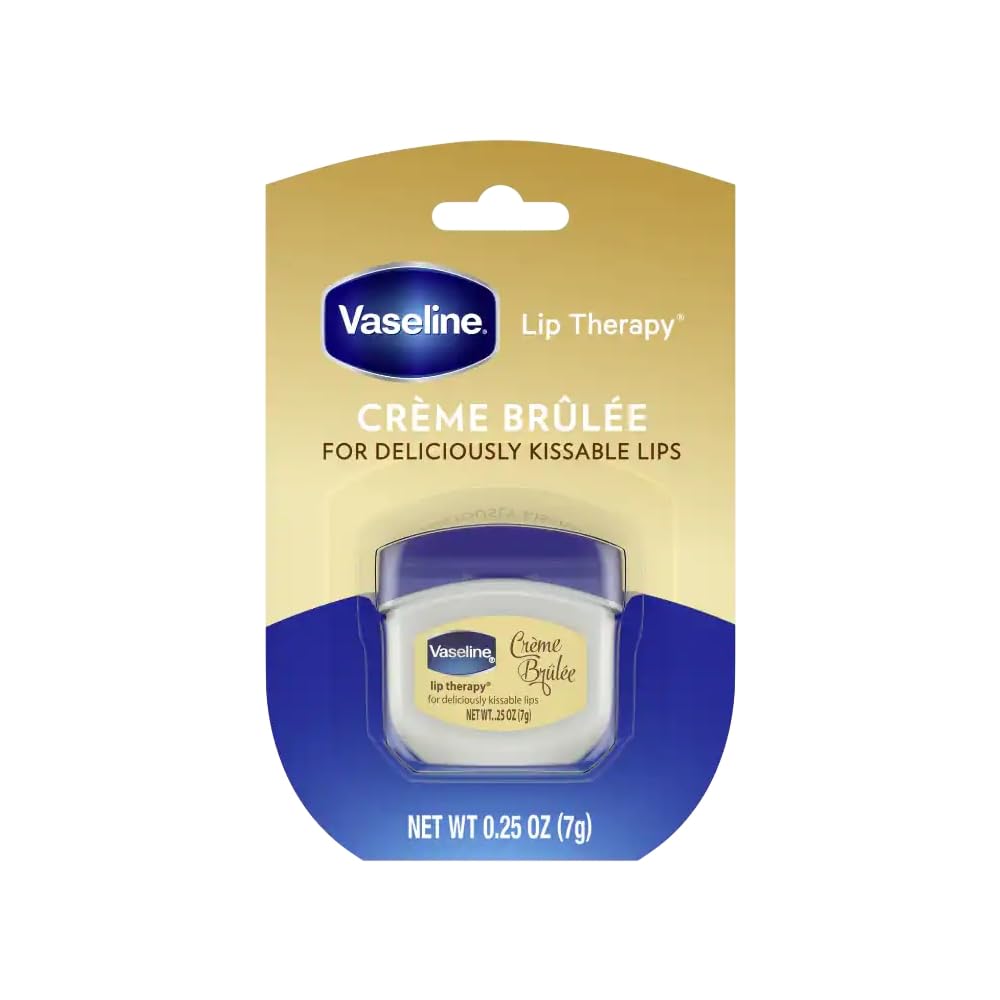 Vaseline Lip Therapy Creme Brulee Lip Balm 0.25 oz – Pack of 10
