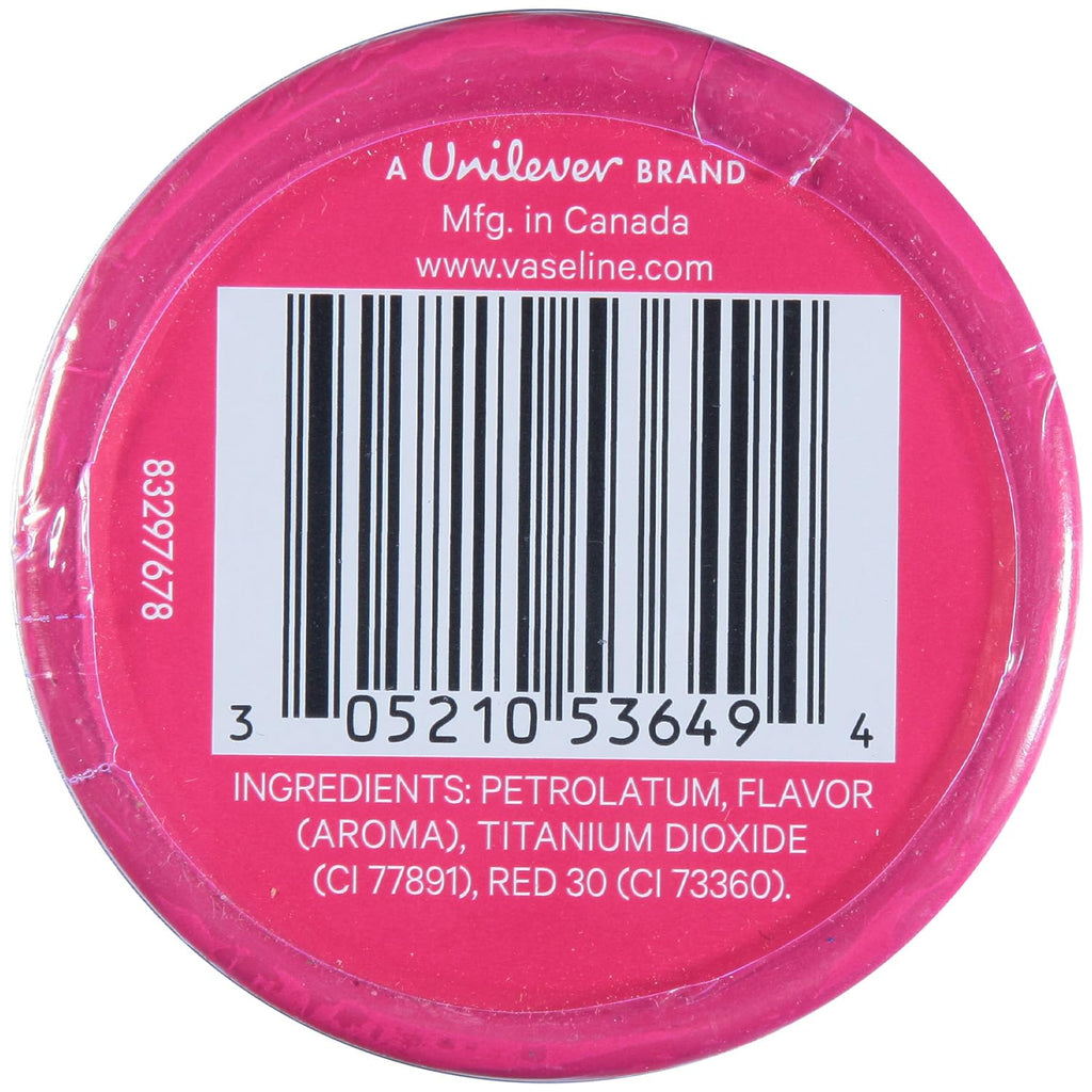 Vaseline Lip Therapy Rosy Lips Tin 3-Pack – Tinted Lip Balm for Soft, Smooth Lips (0.6 oz Each)