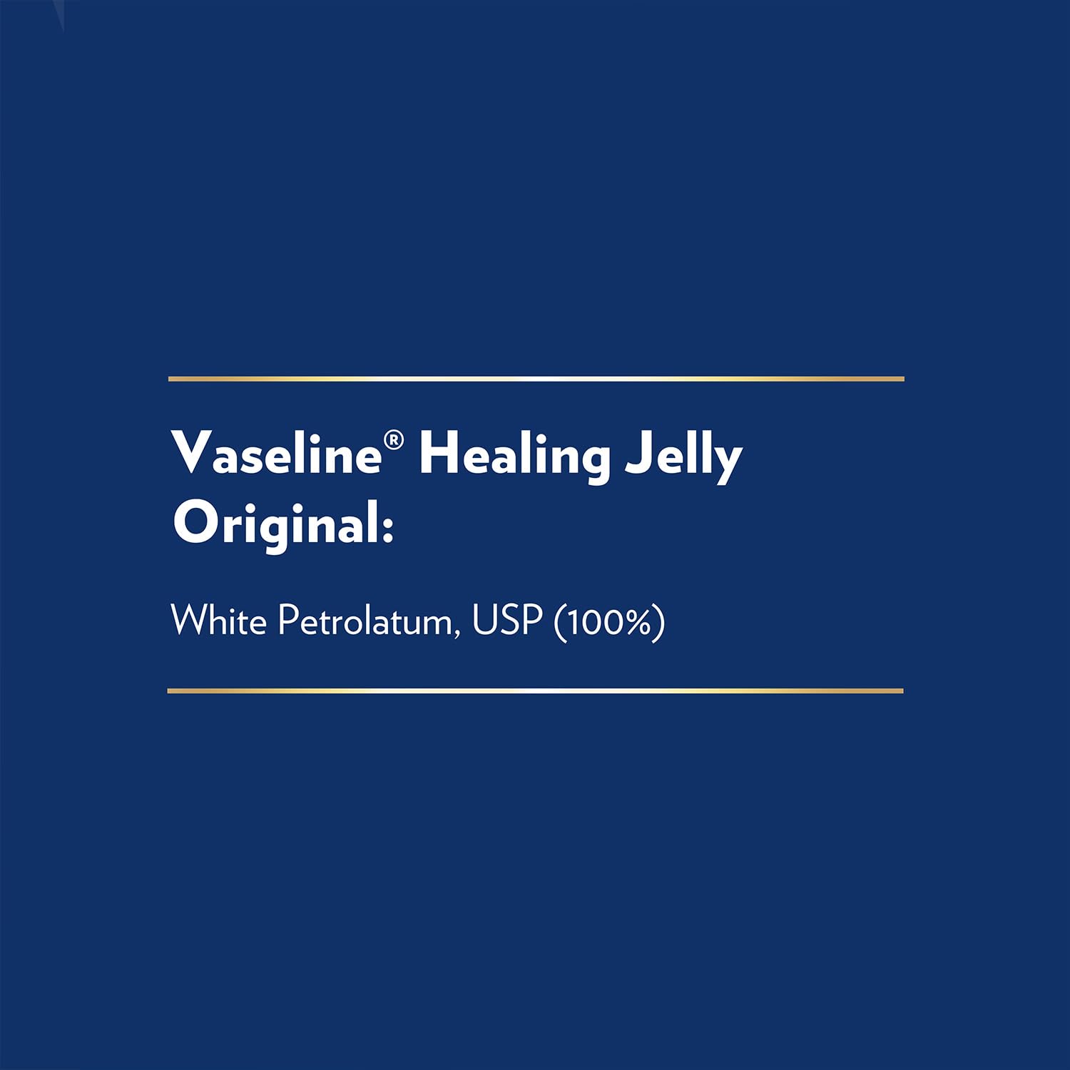 Vaseline Original Healing Jelly 4-Pack – Hypoallergenic Petroleum Jelly for Skin Care
