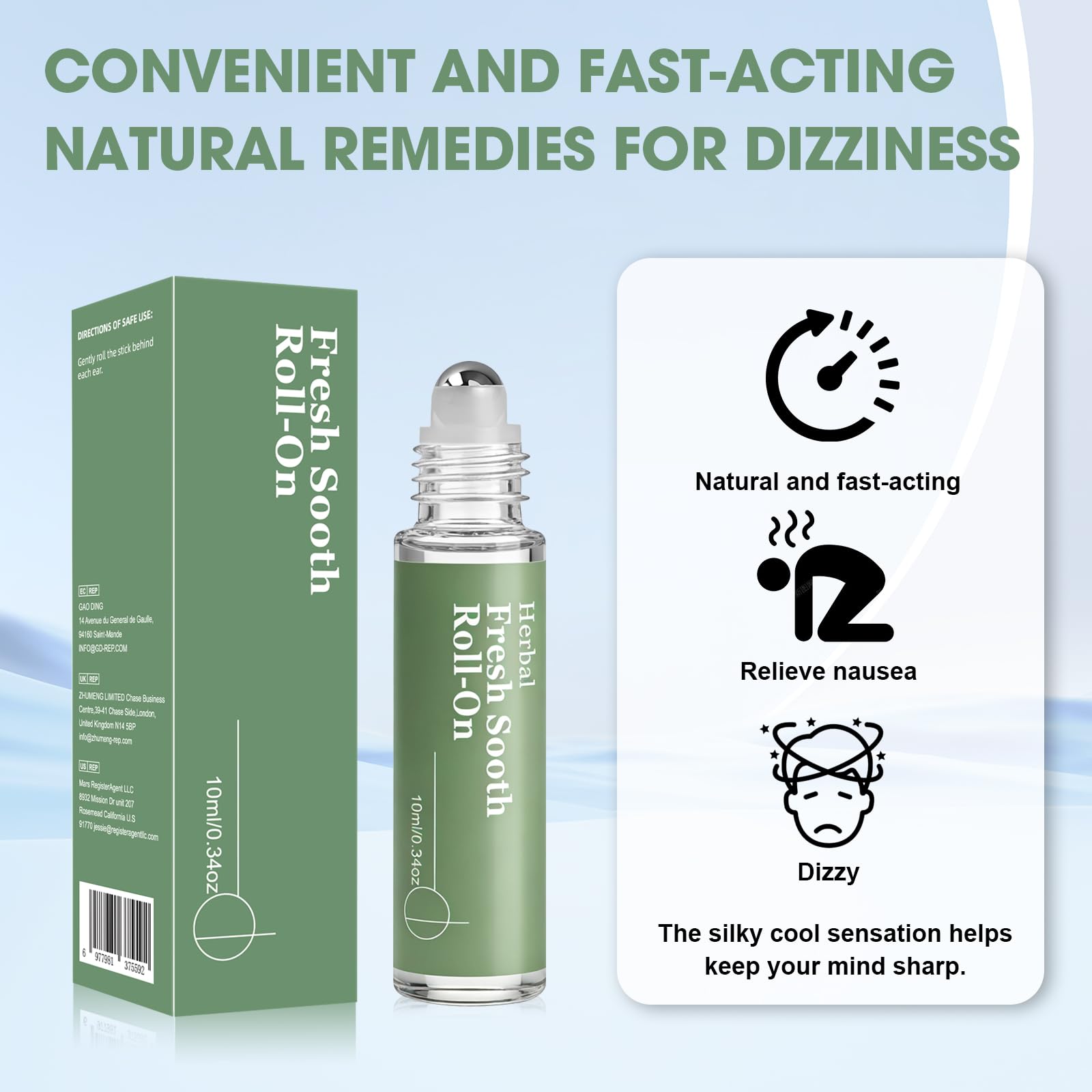 Vathery Vertigo Ease Roll-On 2-Pack – Fast-Acting Essential Oils