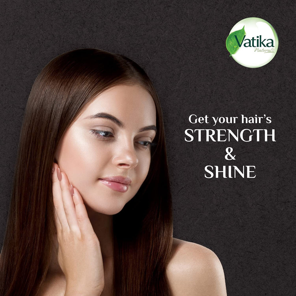 Vatika Naturals Dabur Enriched Black Seed Hair Oil – Strengthening & Shine-Enhancing Serum, 300 ml