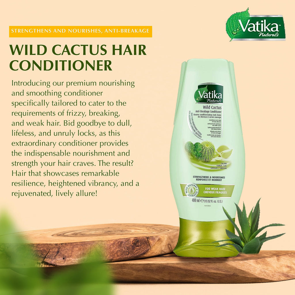 Vatika Naturals Moisturizing Conditioner – Hydrating Care for Dry, Damaged & Frizzy Hair (400ml)