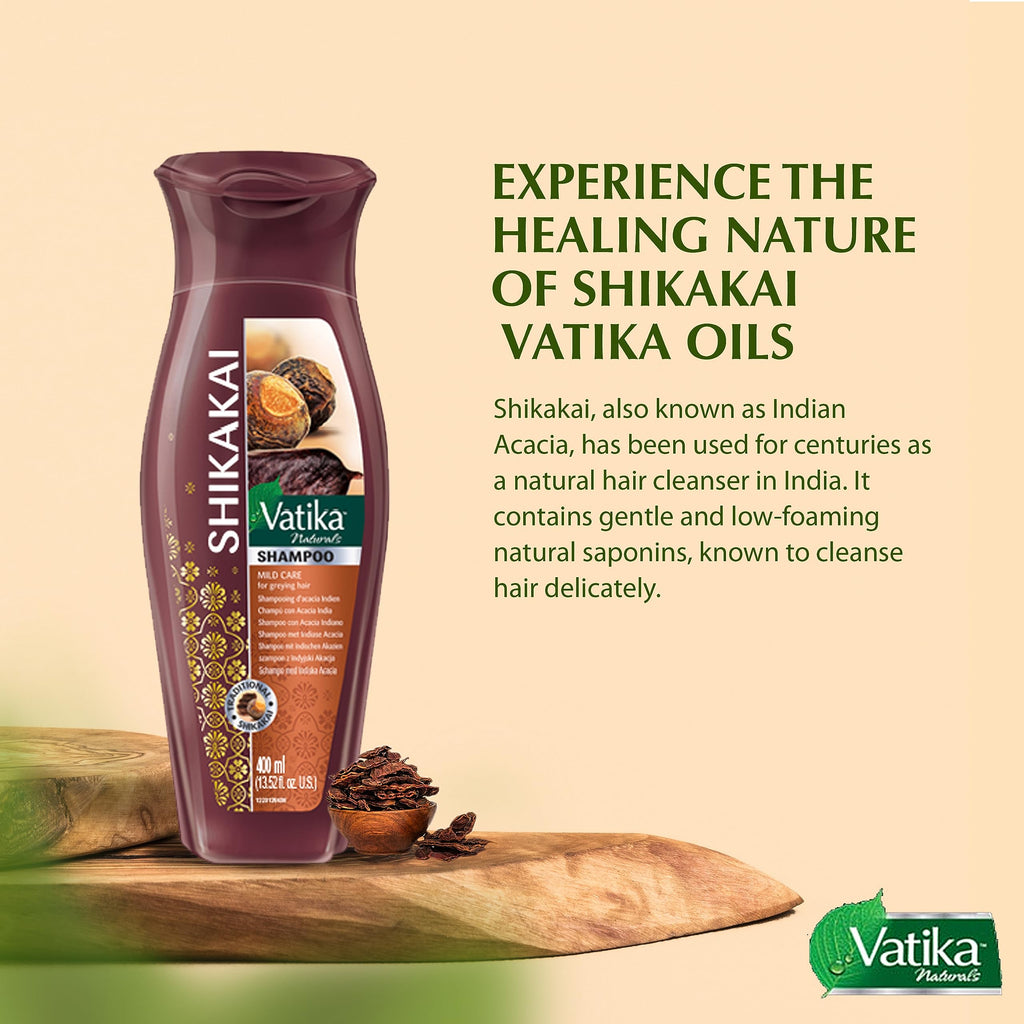 Vatika Naturals Shikakai Shampoo for Women – Hydrating & Smoothing Formula (400ml)
