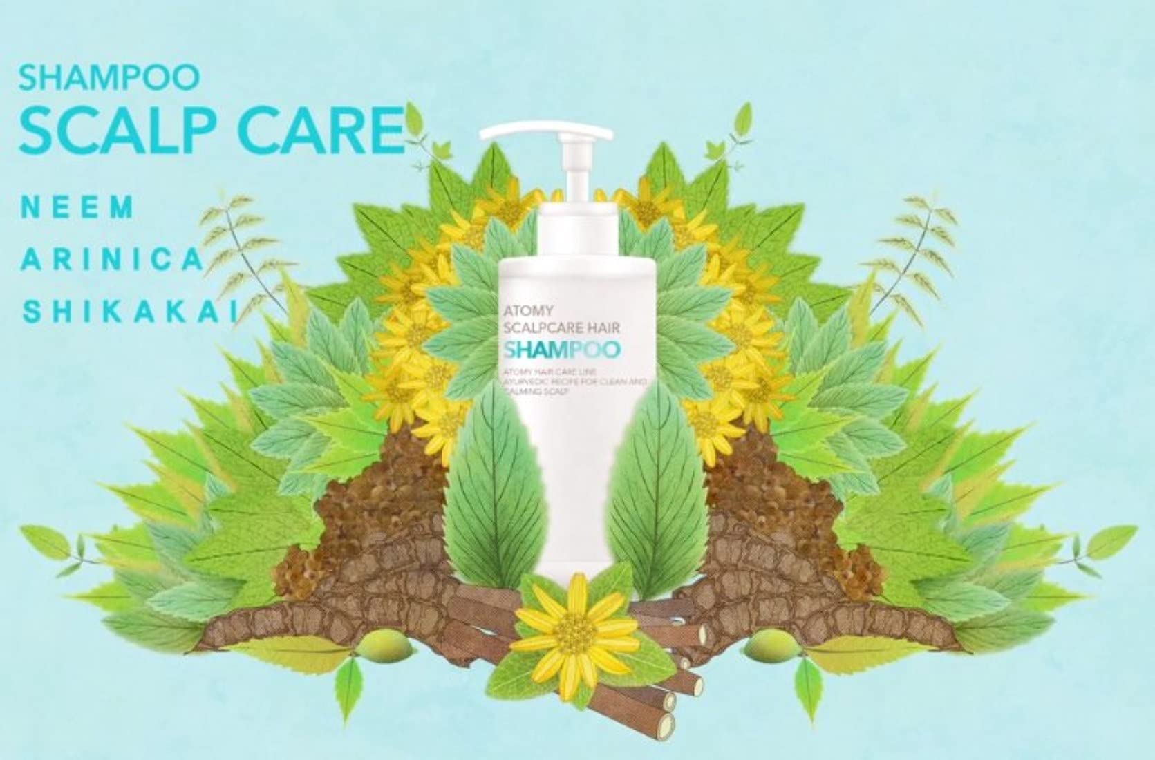 VAU Atomy Scalp Care Shampoo – 16.9 fl oz / 500 ml