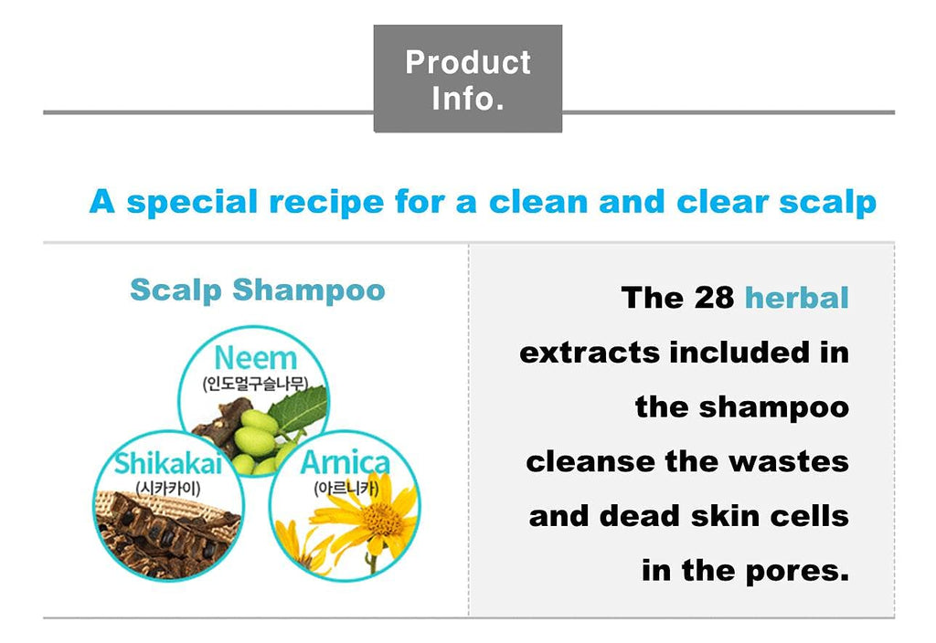 VAU Atomy Scalp Care Shampoo – 16.9 fl oz / 500 ml