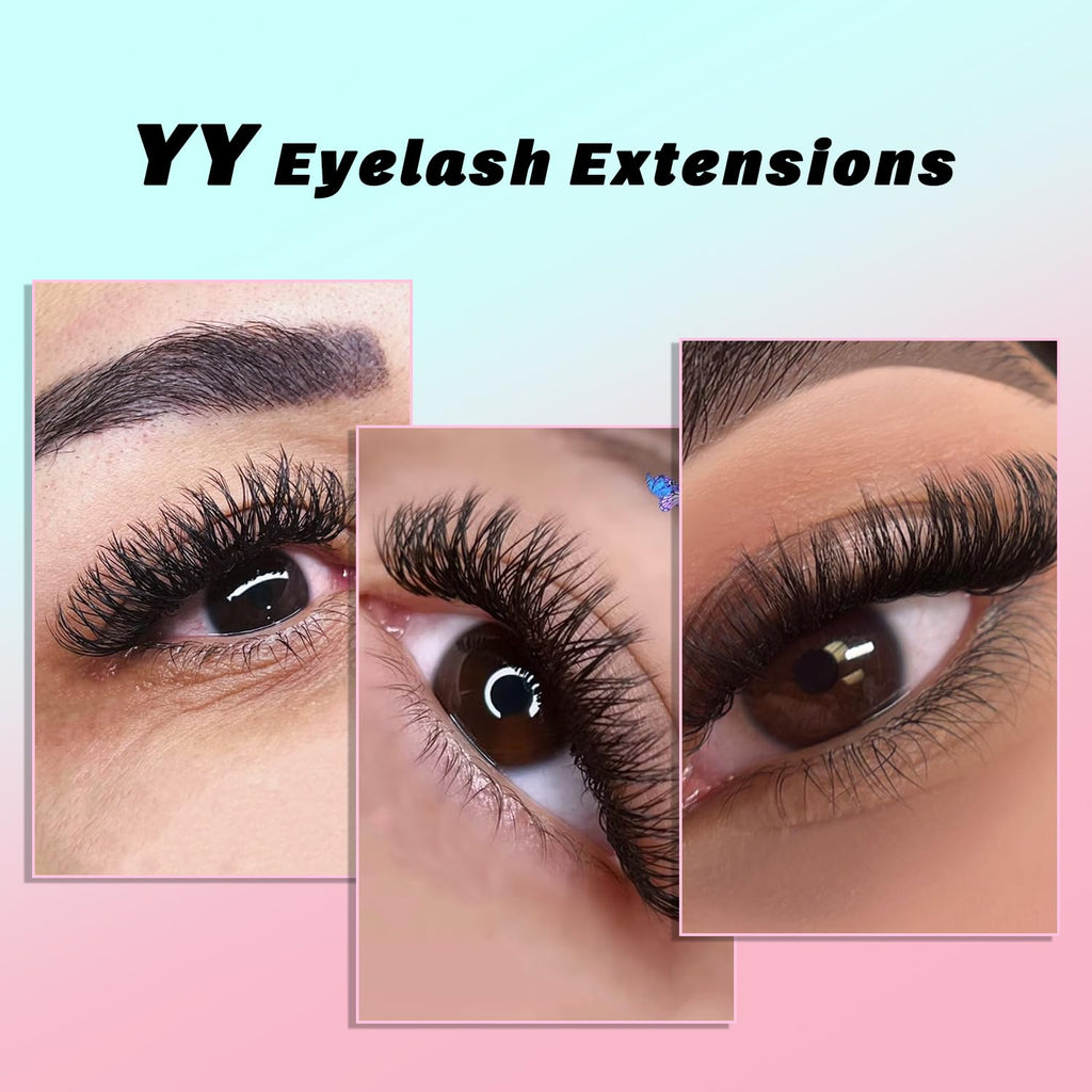 VAVALASH 6D W Shape Premade Fans 0.07 C Curl – Easy Fanning, Matte Black Lashes