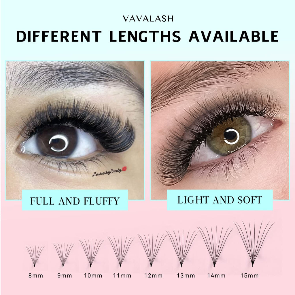 VAVALASH 600 Fans Premade Loose Fans – Premium Volume Lash Extensions 8-15mm