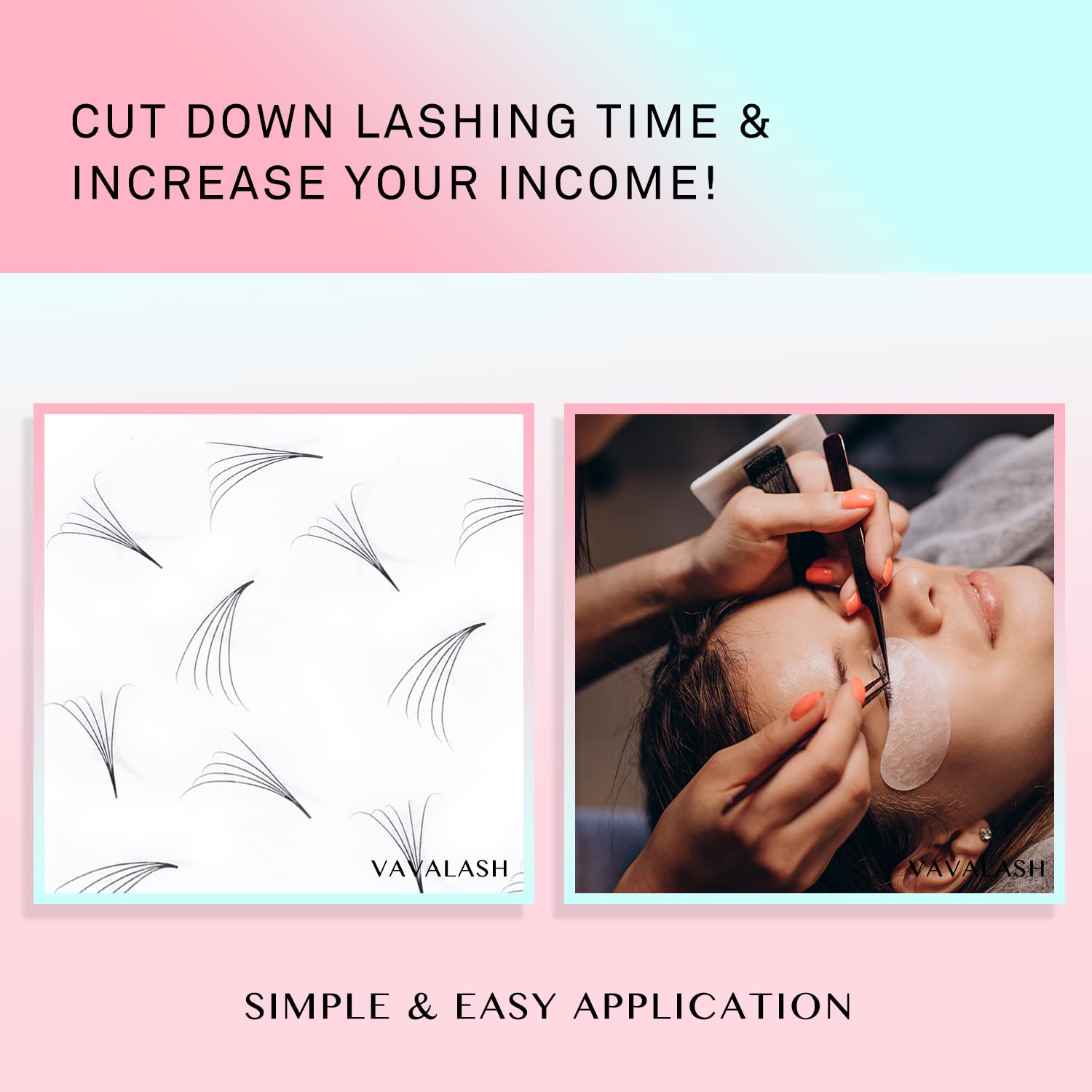 VAVALASH 600 Premade Lash Fans – 5D-24D Promade Loose Fans, Thin Base