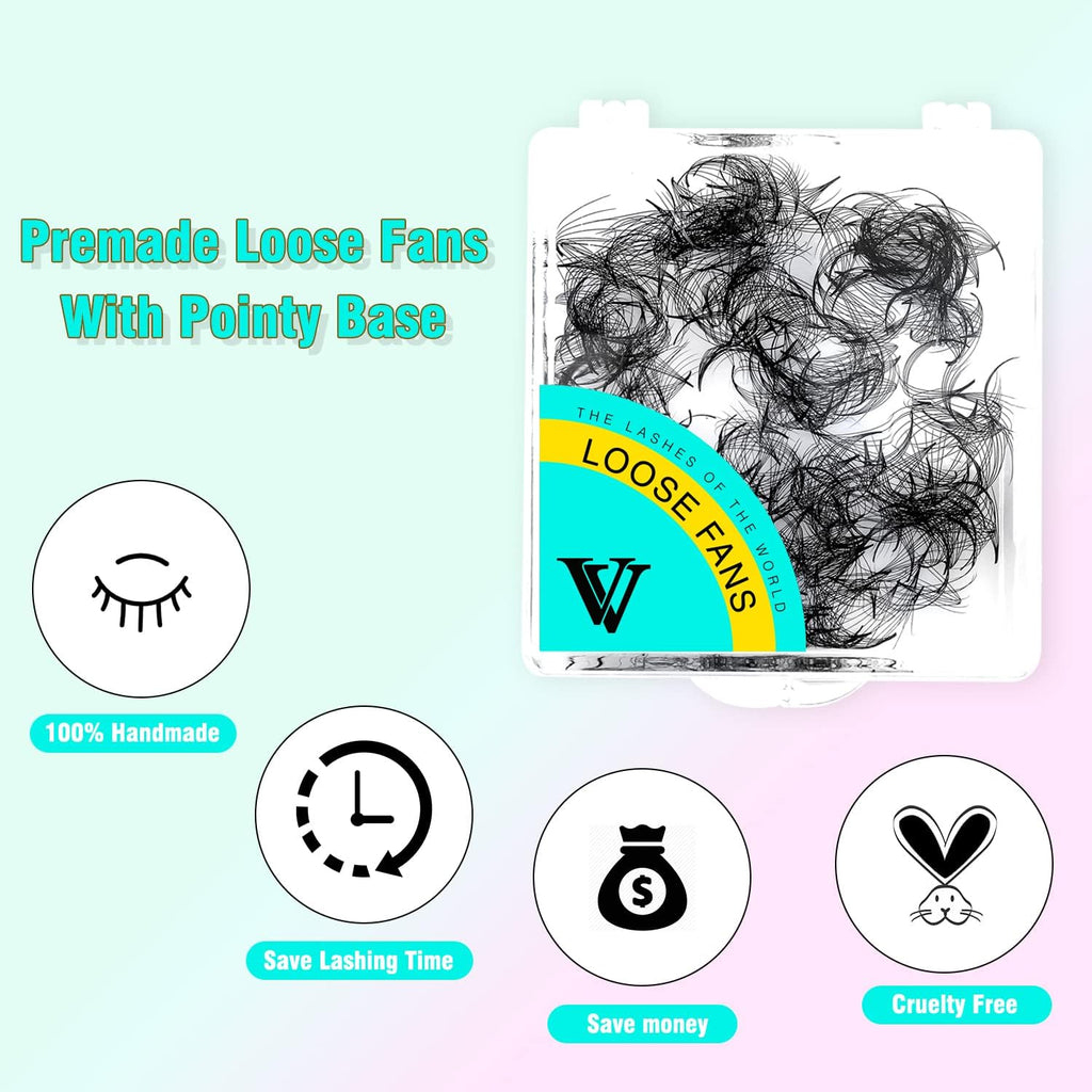 VAVALASH 500 Fans Premade Lash Extensions 9-16mm | Handmade 5D-14D Volume