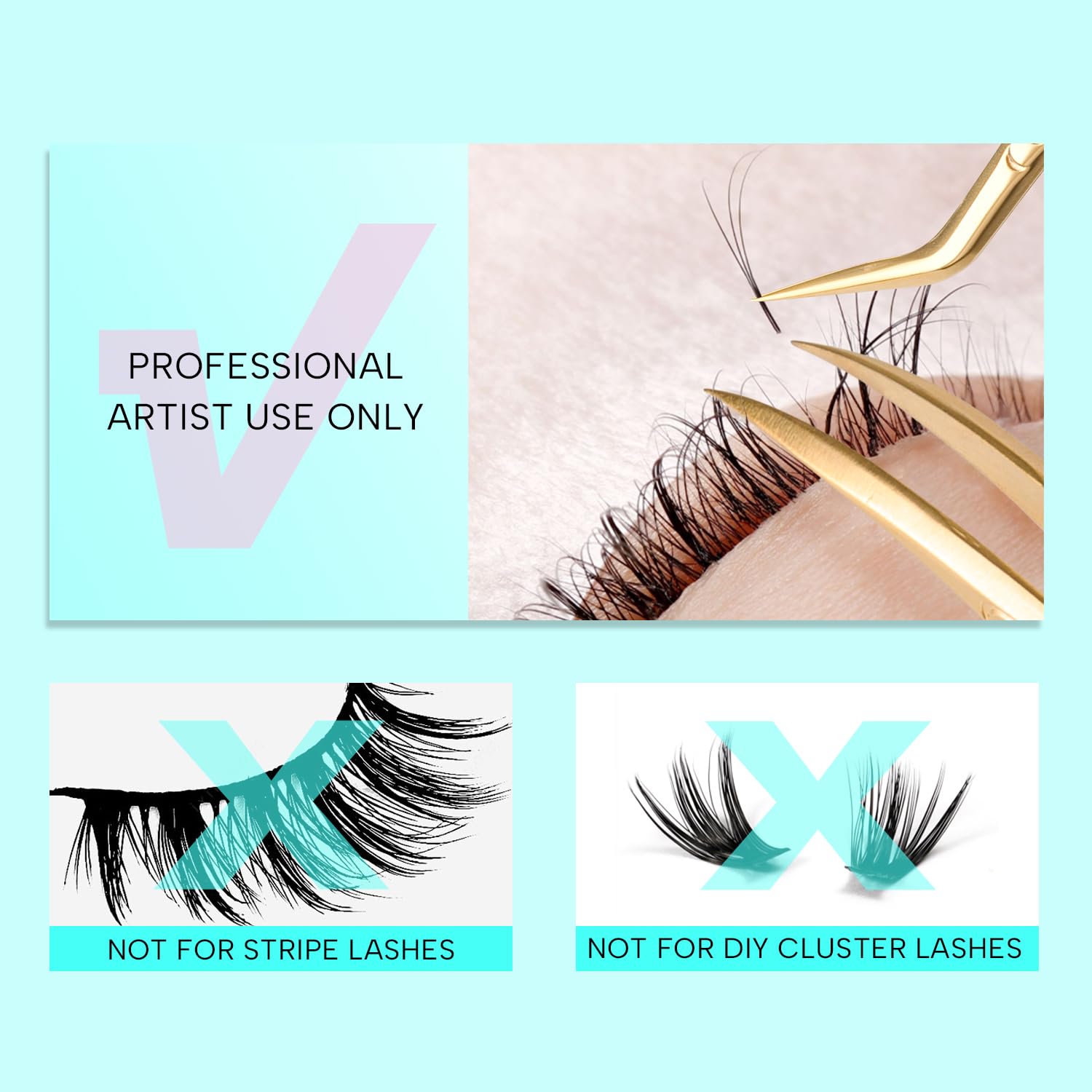VAVALASH Lash Extension Glue – 0.5–1s Dry, Up to 9 Weeks Hold, Black (5ml)