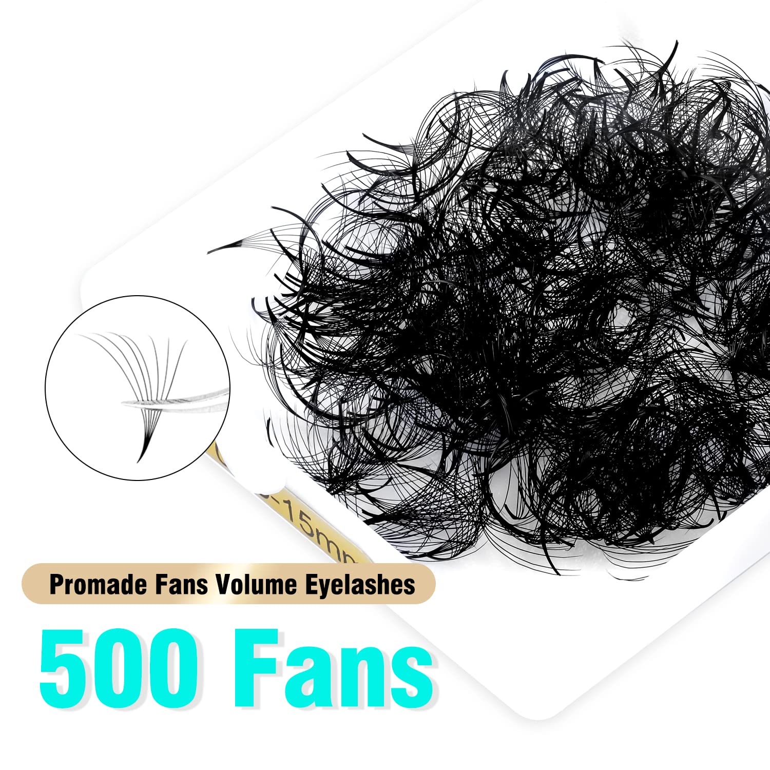 VAVALASH 500 Premade Lash Fans – Loose Volume Fans 9–16mm (5D–14D)