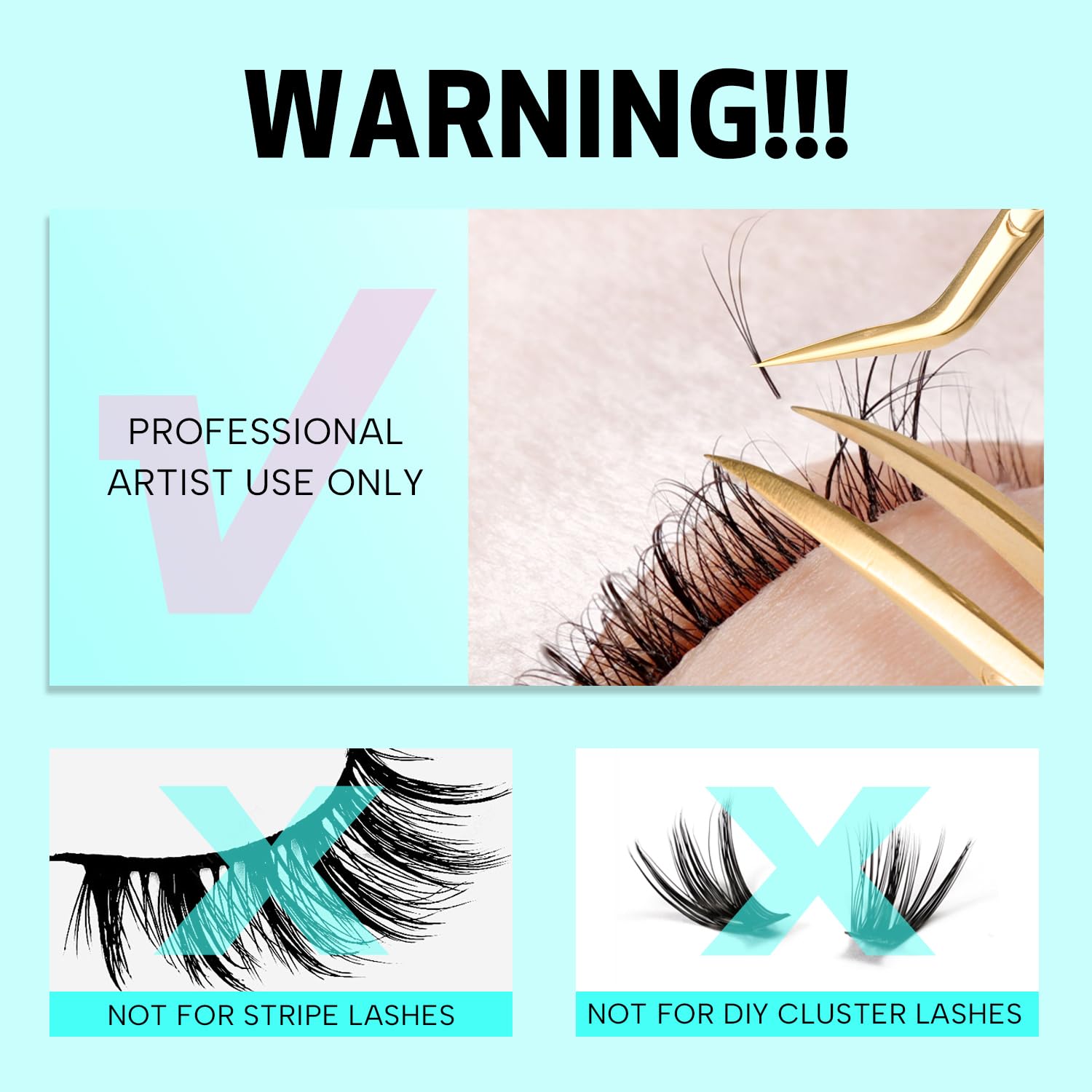 VAVALASH Power Eyelash Extension Glue – 0.3s Dry, Up to 9 Weeks, Black, 5ml