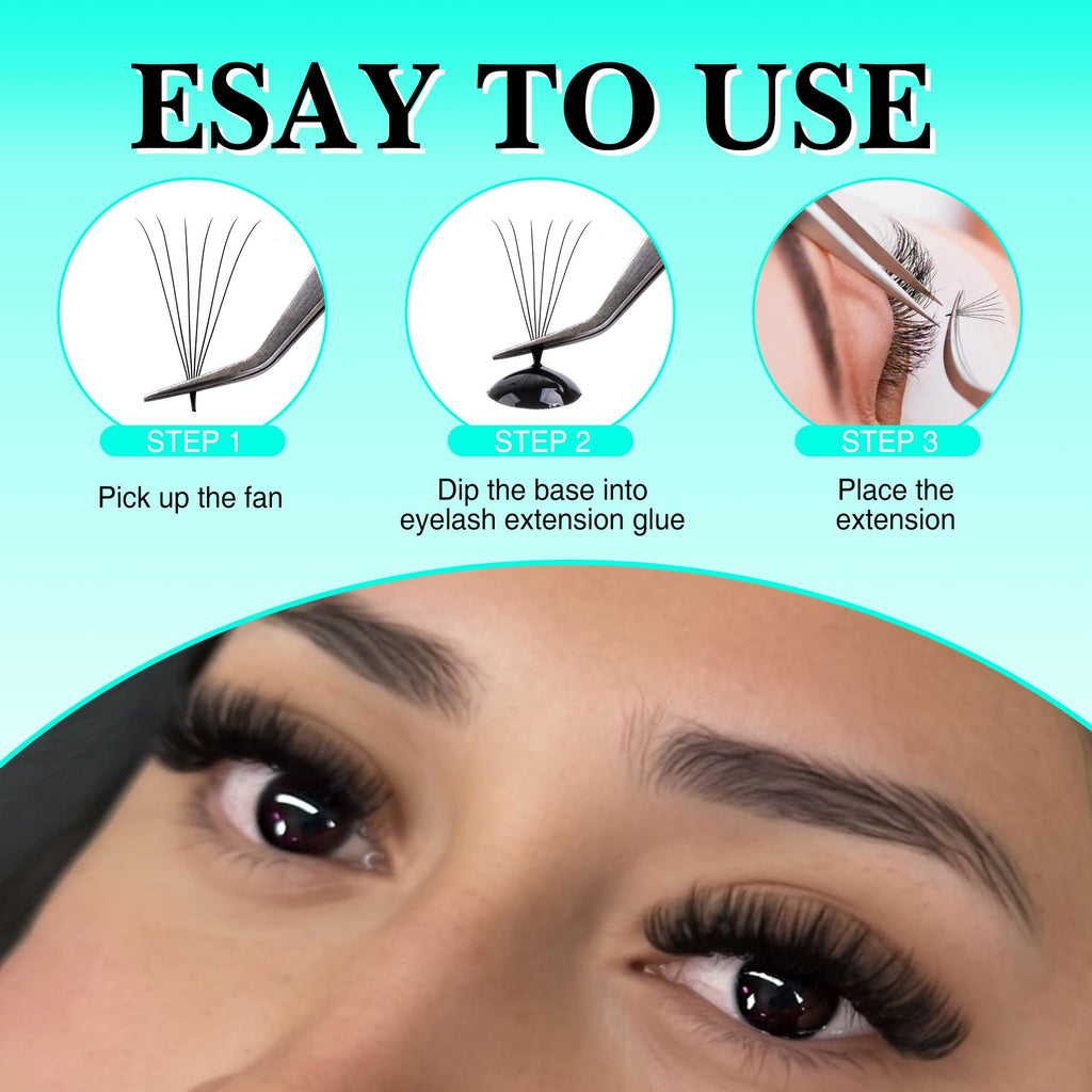 VAVALASH Premade Fans Lash Extensions 6D-16D | 0.05/0.07 Thick, C/D Curl