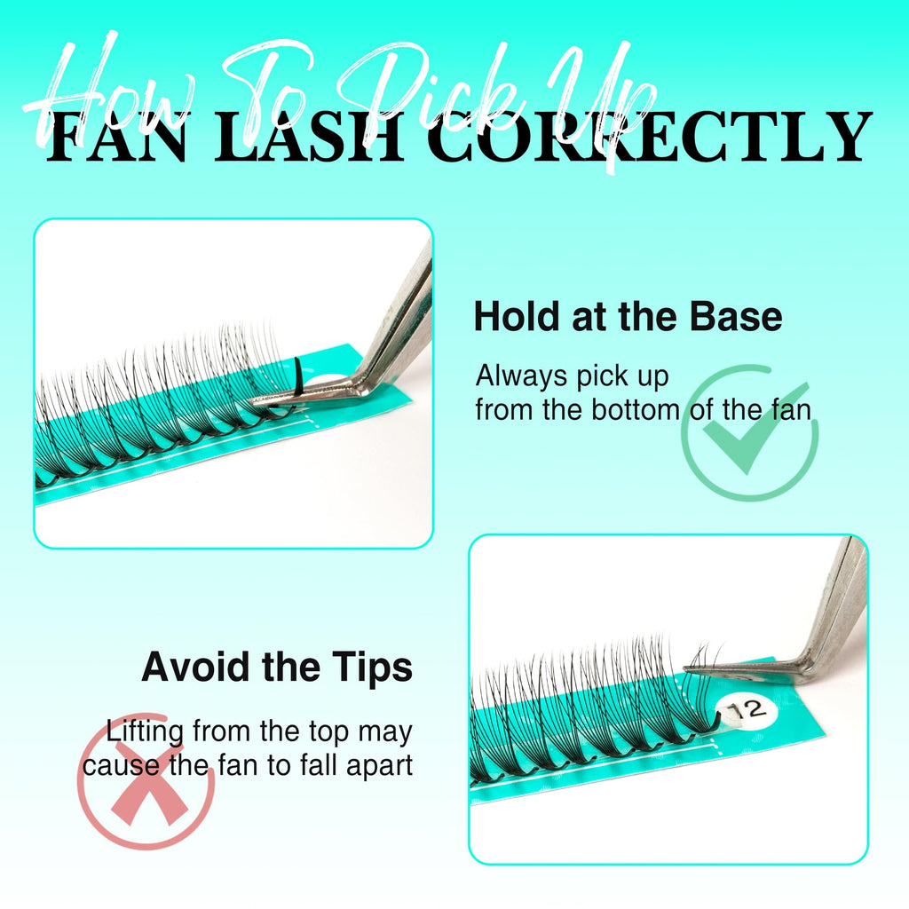 VAVALASH Premade Fans Eyelash Extensions – 6D/8D/10D/16D, 0.05/0.07, C/D Curl, 8-15mm