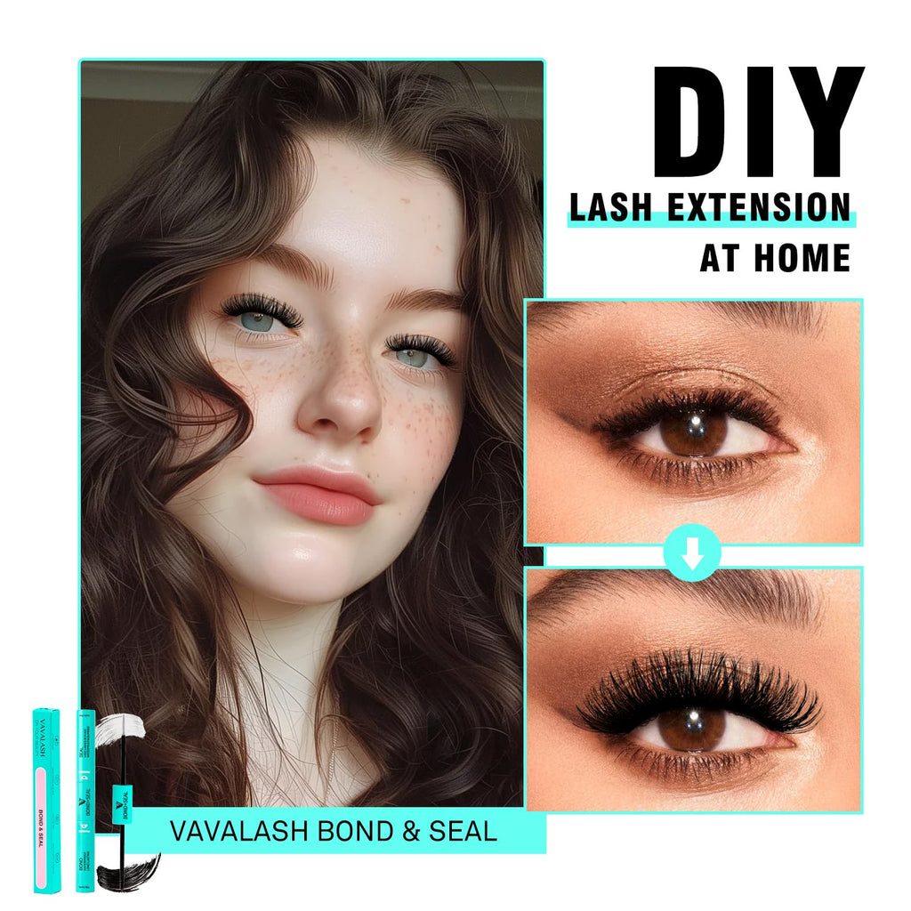 VAVALASH Lash Bond & Seal 2-in-1 Waterproof Lash Glue for DIY Extensions