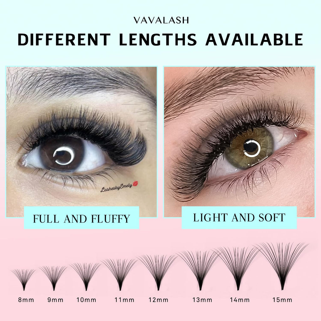 VAVALASH 600 Fans Premade Lash Extensions – 5D-24D Promade Loose Fans