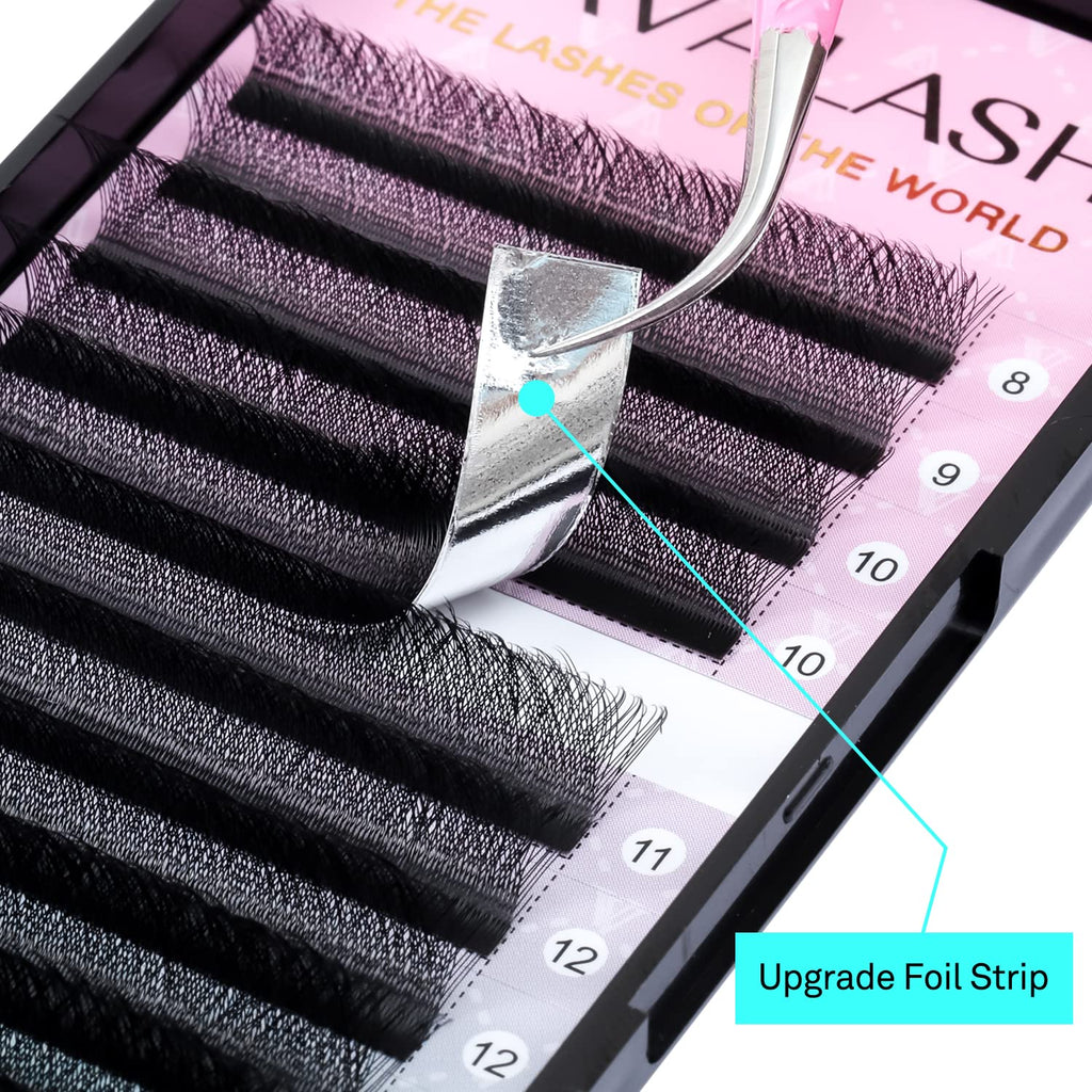 VAVALASH W-Shaped 5D Premade Fans 0.07 D Curl Eyelash Extensions
