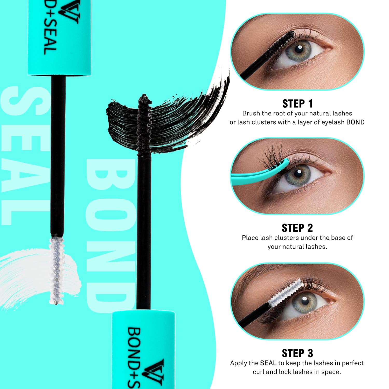VAVALASH Lash Bond & Seal 2-in-1 Waterproof Lash Glue for DIY Extensions