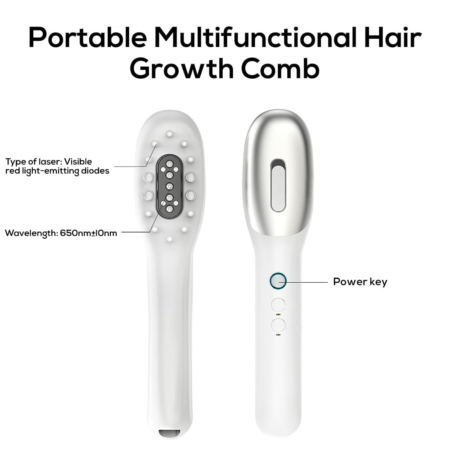 Vavis Lasercomb-001: Laser Therapy Hair Growth Comb for Women & Men
