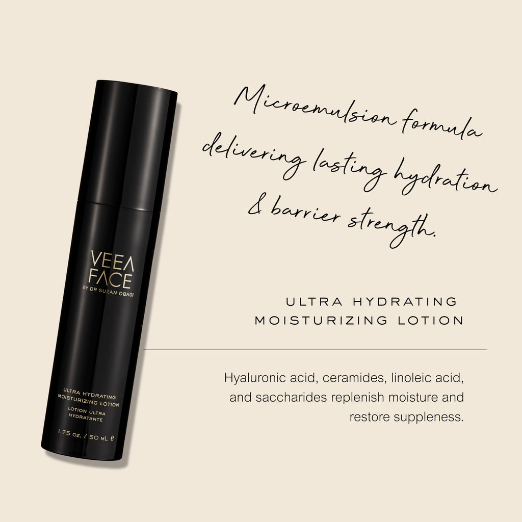 Veea Face by Dr. Suzan Obagi – Ultra Hydrating Moisturizing Lotion | Lightweight, Rich Hydration