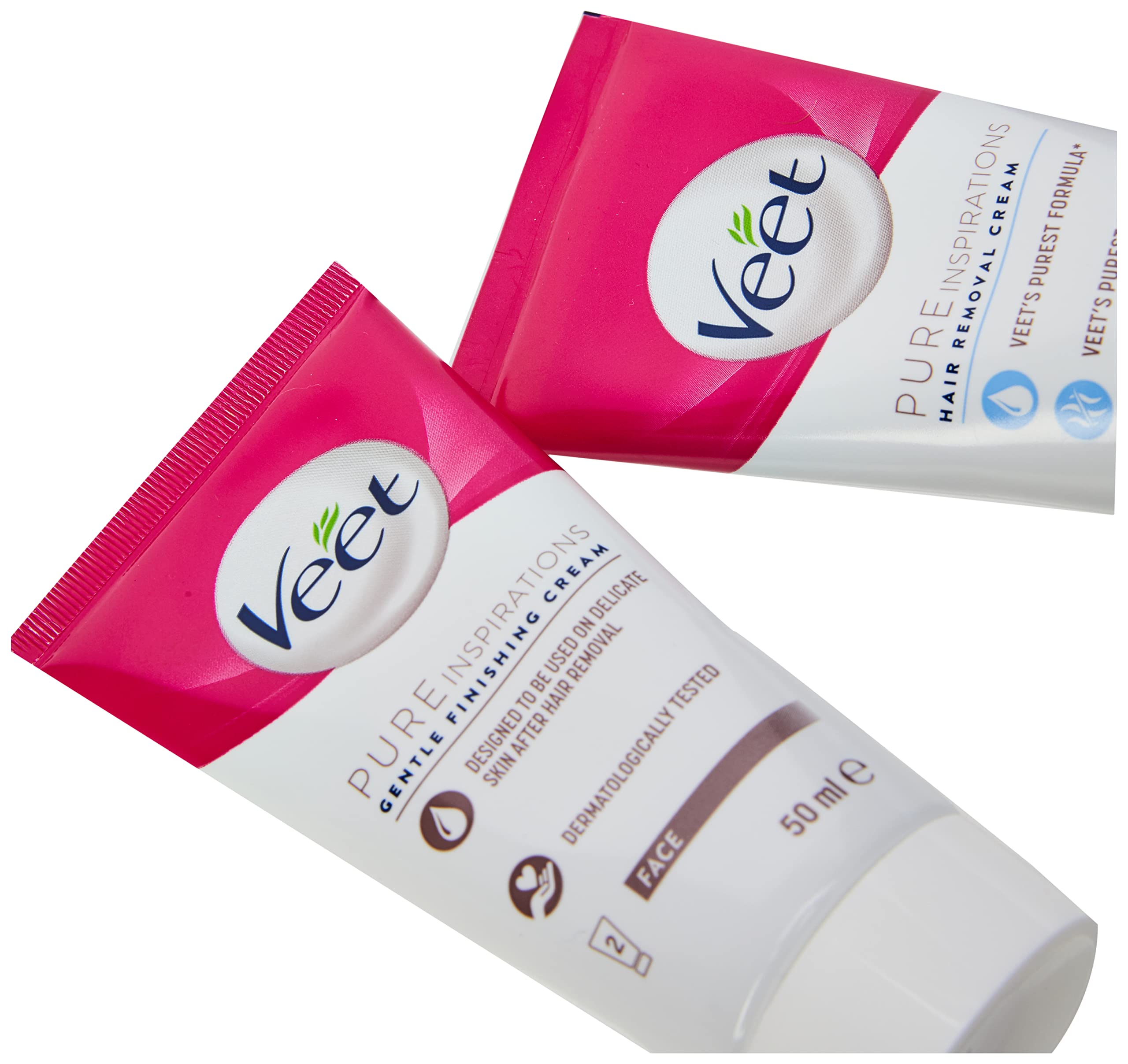 Veet Face Cream Kit Sensitive (2x50ml) – Up to 7 Days Smoothness
