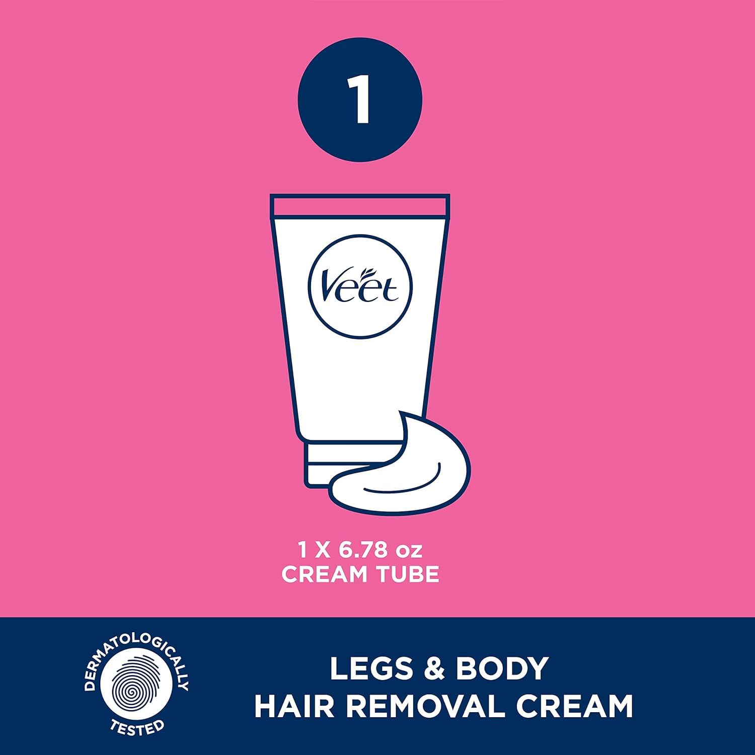 Veet Fast Acting Gel Cream Hair Remover for Women – 6.78 oz (Pack of 3)