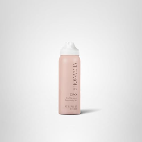 VEGAMOUR GRO Dry Shampoo Travel Size – Volumizing, Benzene-Free, Bergamot Scent | 1.8 oz