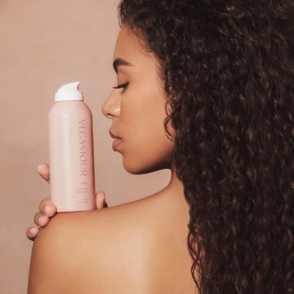 VEGAMOUR GRO Dry Shampoo - Volumizing, Benzene-Free, Citrus Scent | 3.95 oz