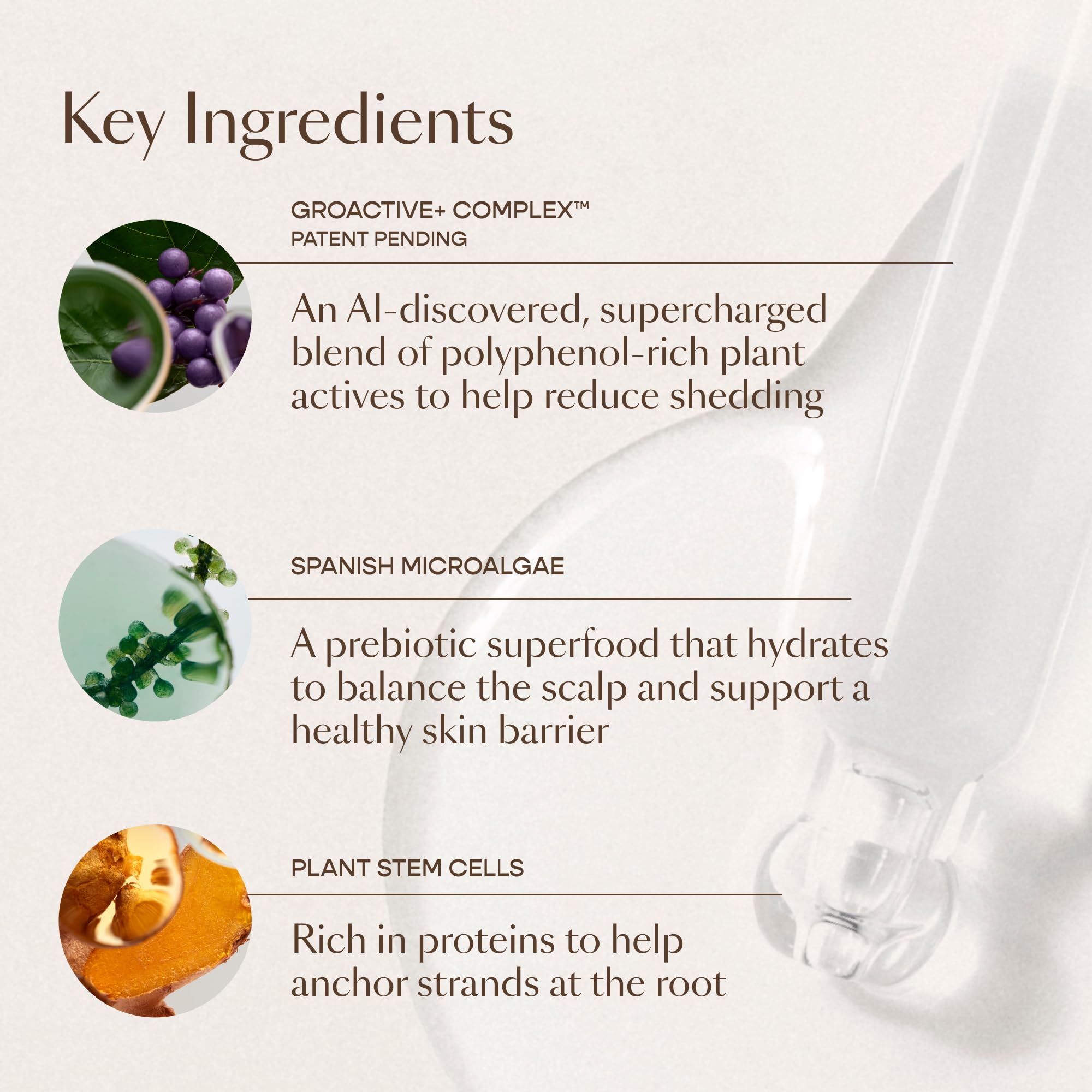 VEGAMOUR GRO+ Advanced Hair Serum 3-Pack – Improve Density, Reduce Shedding, Healthy Scalp