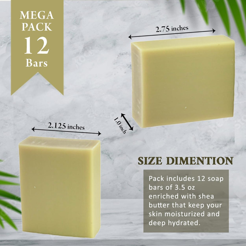 Simple Scents Australia French Pear Scented Natural Soap Bars – 5 Bars, 3.5oz