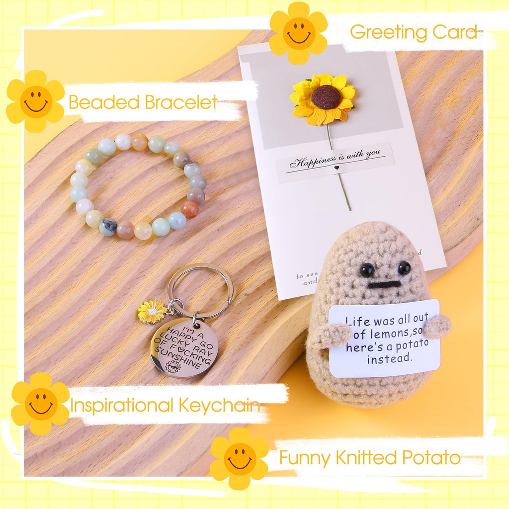 VEHODEVIA Sunshine Cheer Up Gift Box – Birthday & Get Well Gift for Women