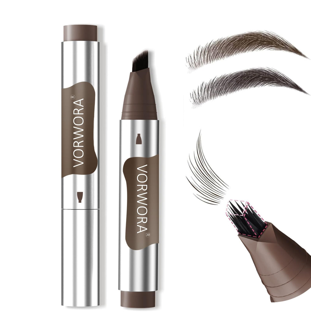 VEIAH Eyebrow Pen – Hair-Like Strokes, Waterproof & Long-Lasting (Brown)