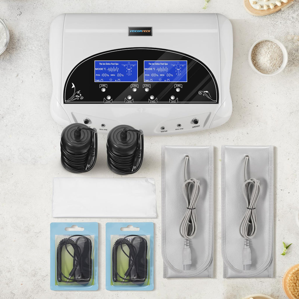 Veicomtech Dual Ionic Foot Bath Detox Machine – Pro Spa System