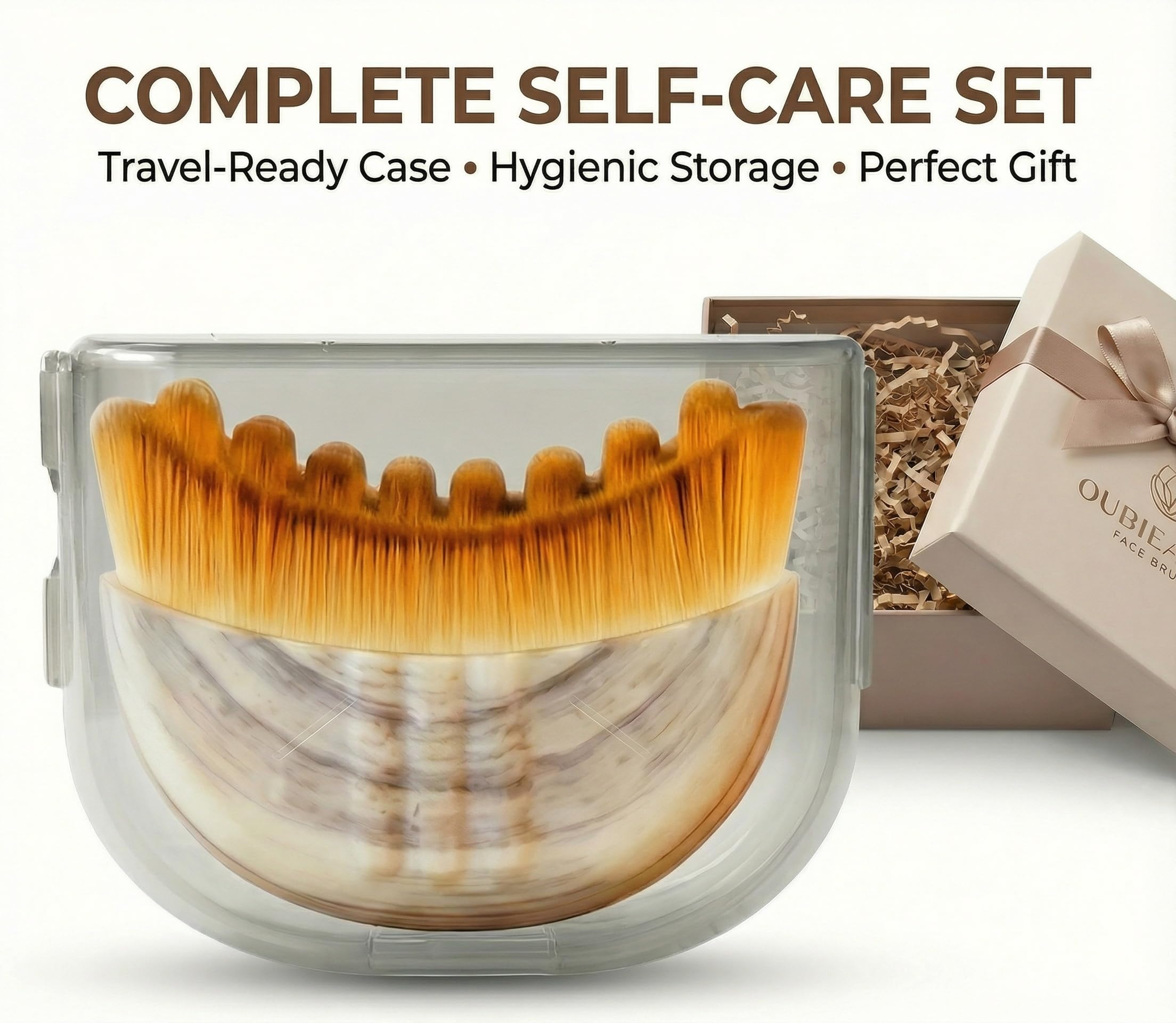 VEKDERTAGE Lymphatic Contour Face Brush — Sculpt, De-Puff & Glow