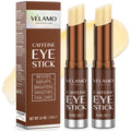VELAMO ADVANCED Caffeine Eye Stick – Energizing Under-Eye Balm for Dark Circles & Puffiness | Travel-Size, 2 Pcs