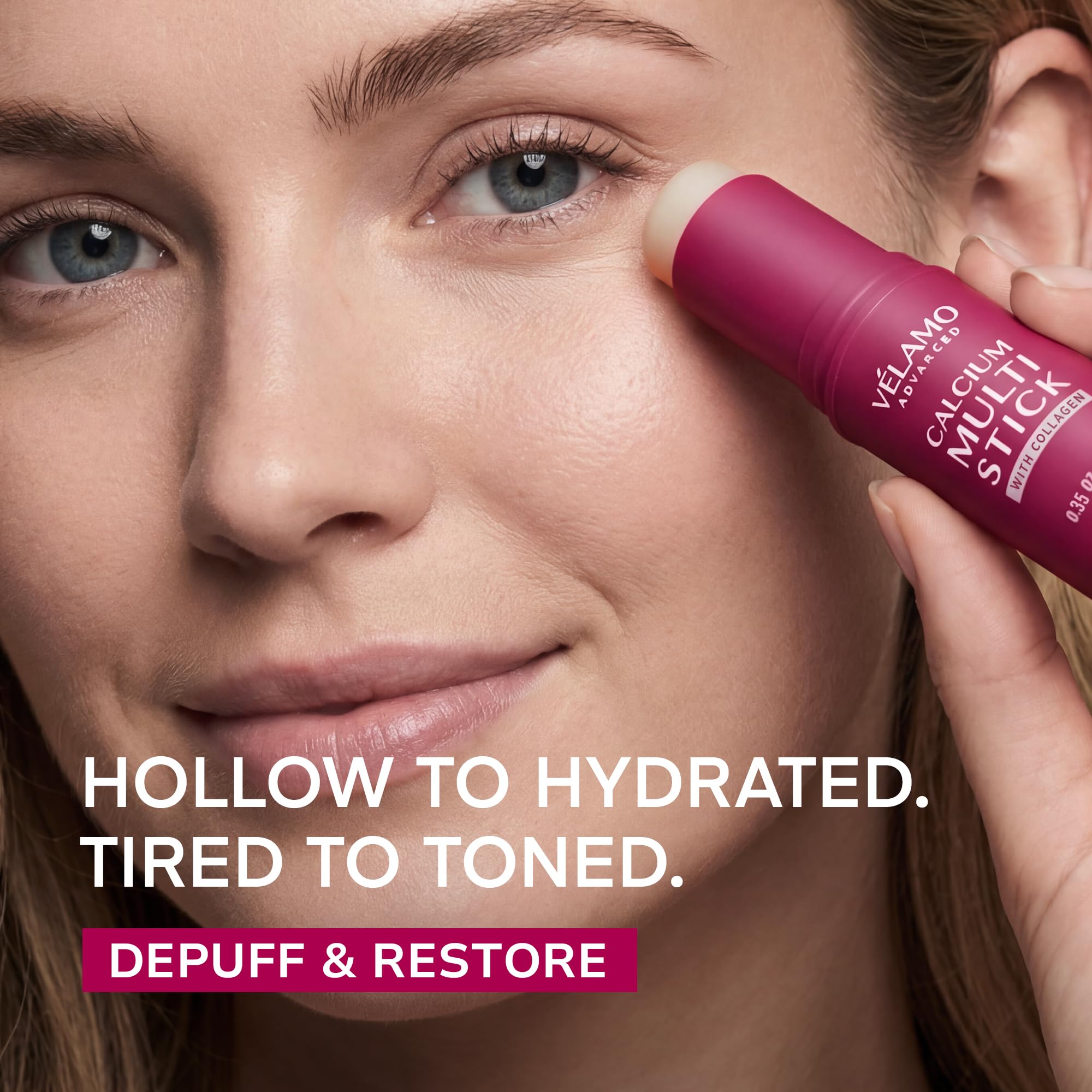 VELAMO ADVANCED Calcium Multi Balm Stick – Hydration, Firming & Under-Eye Care