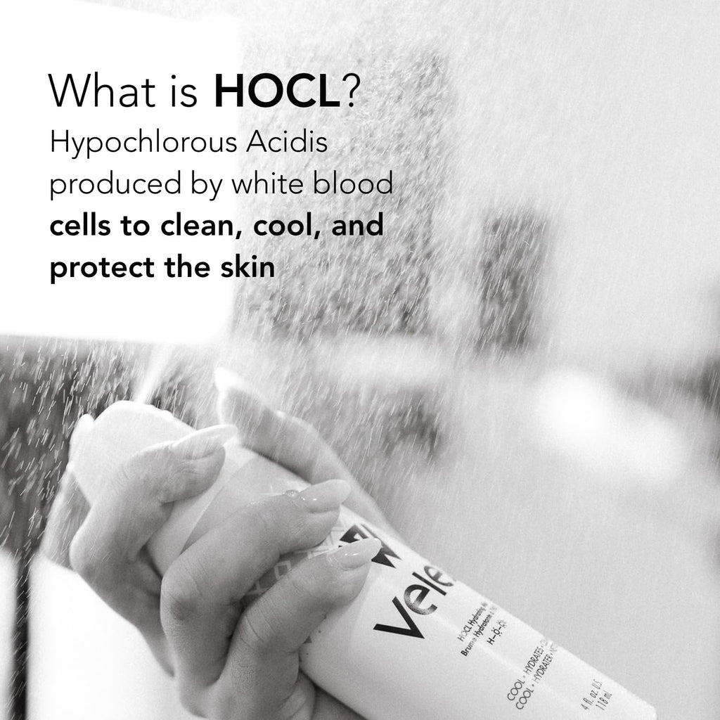 Vezel HOCL Hydrating Face Mist – Gentle Facial Spray for Refreshing, Soothing Skin (4 Fl Oz)