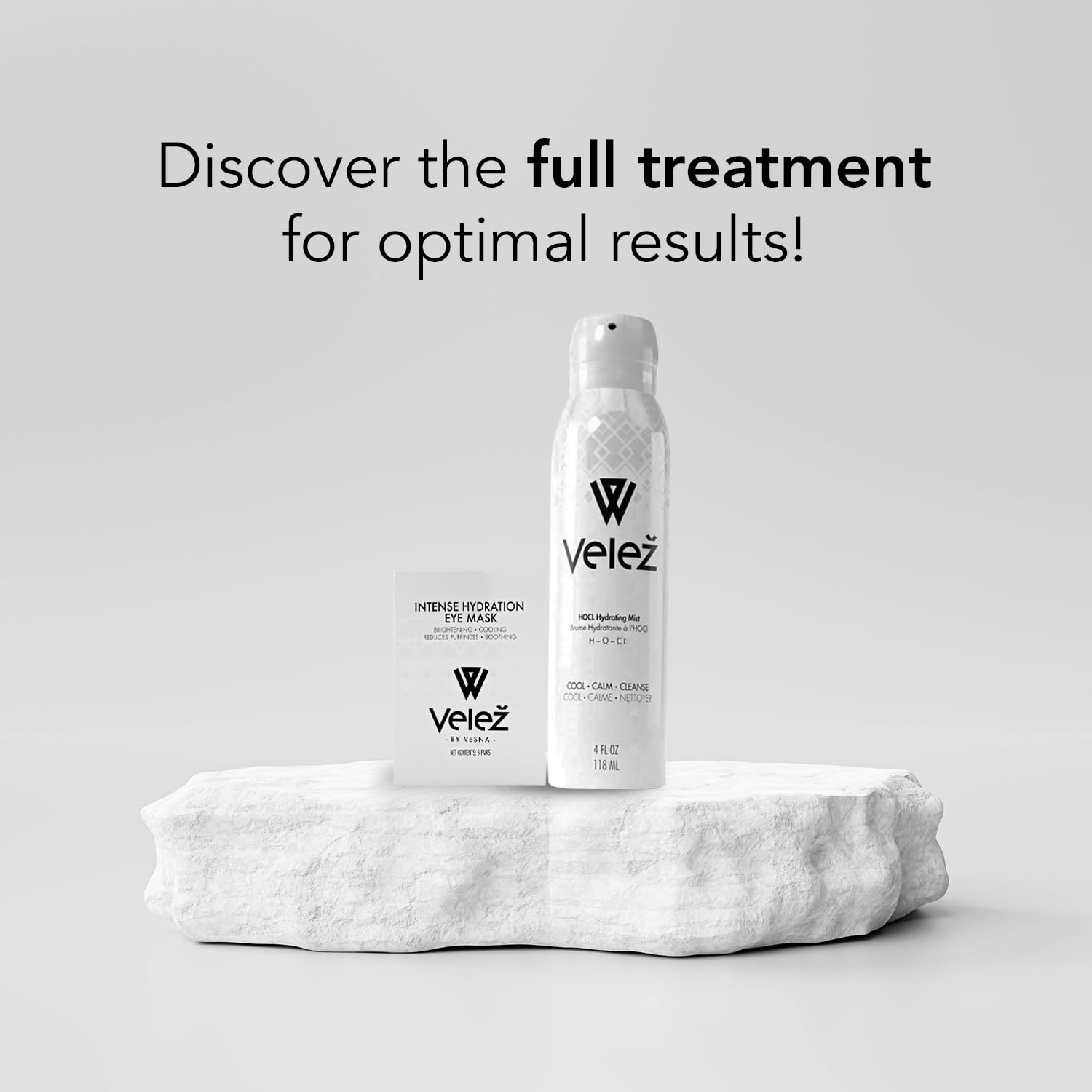 Vezel HOCL Hydrating Face Mist – Gentle Facial Spray for Refreshing, Soothing Skin (4 Fl Oz)