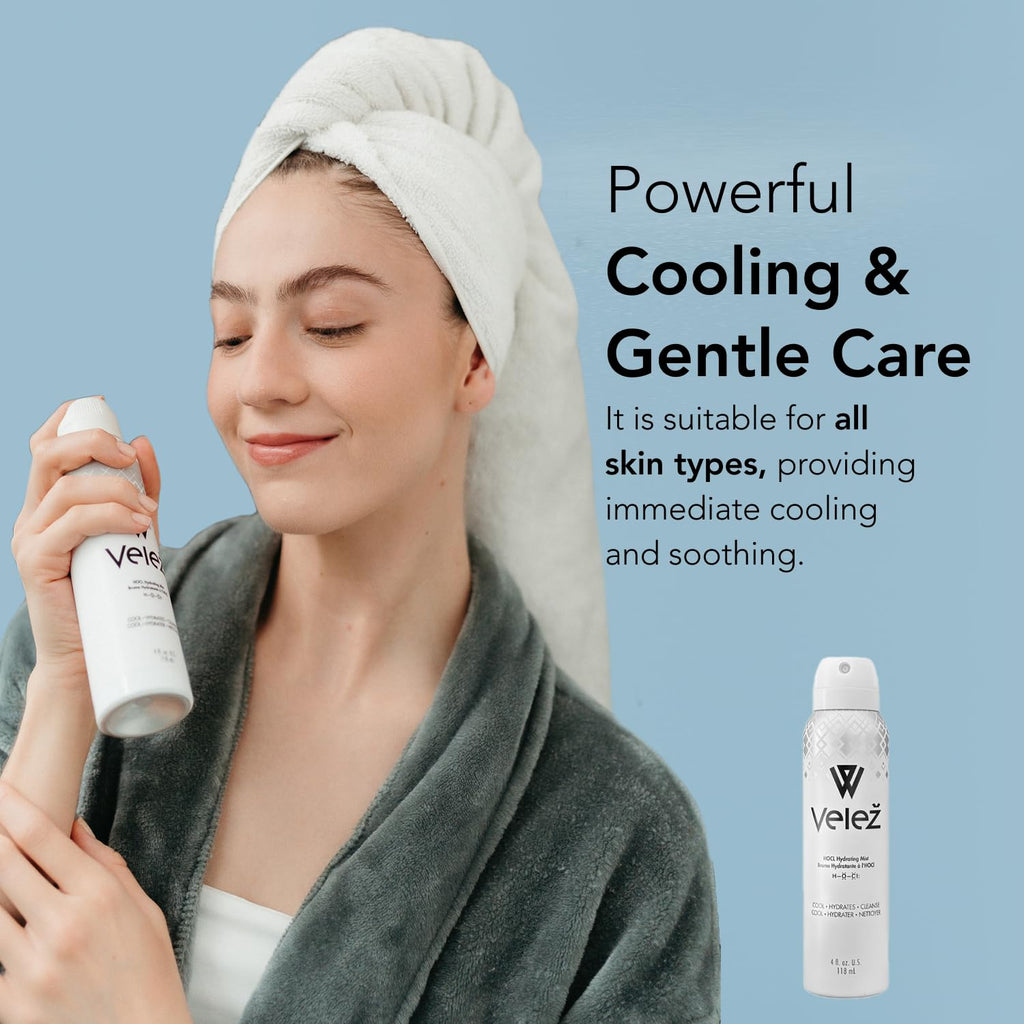 Vezel HOCL Hydrating Face Mist – Gentle Facial Spray for Refreshing, Soothing Skin (4 Fl Oz)
