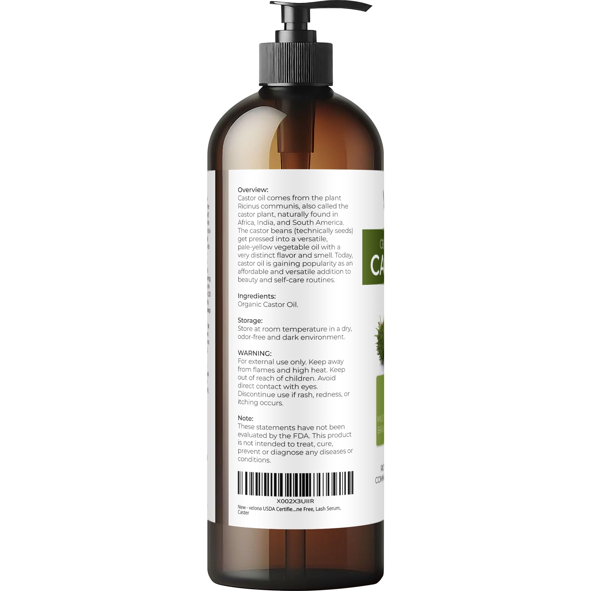 Velona Amla Oil USDA Organic - 16 Fl Oz | 100% Pure, Extra Virgin Cold-Pressed Carrier Oil