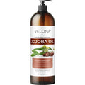 Velona Jojoba Oil – 32 fl oz with Pump | 100% Pure, Cold-Pressed, Hexane-Free