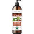 Velona USDA Organic Jojoba Oil with Pump — 8 oz | Cold-Pressed, Hexane-Free