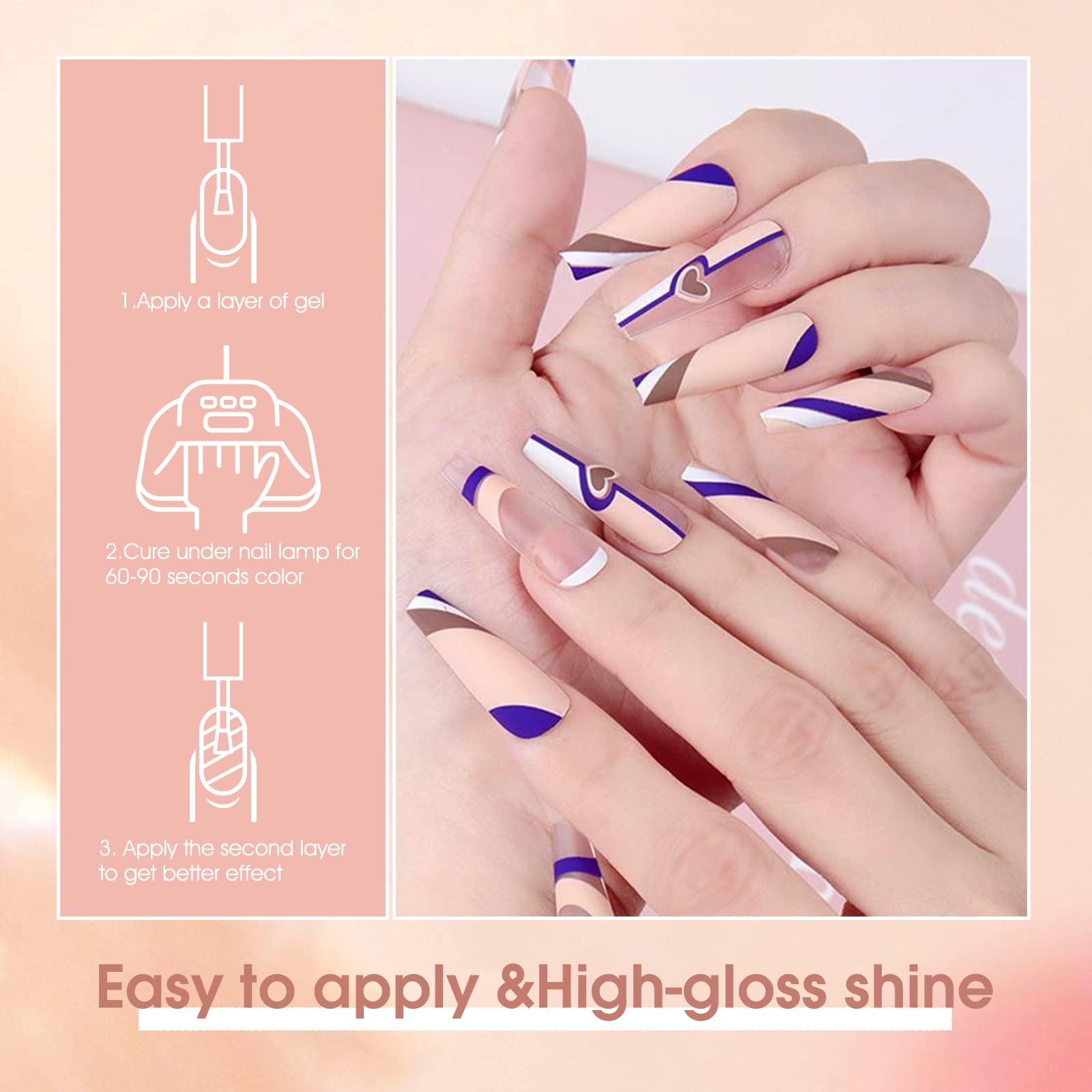 VENALISA Gel Nail Polish Set — 12×7.5ml Nude & Pink Shades for All Seasons