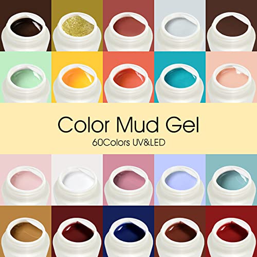 VENALISA 60 Colors Gel Nail Kit – Painting, Coloring & Nail Art Starter Set