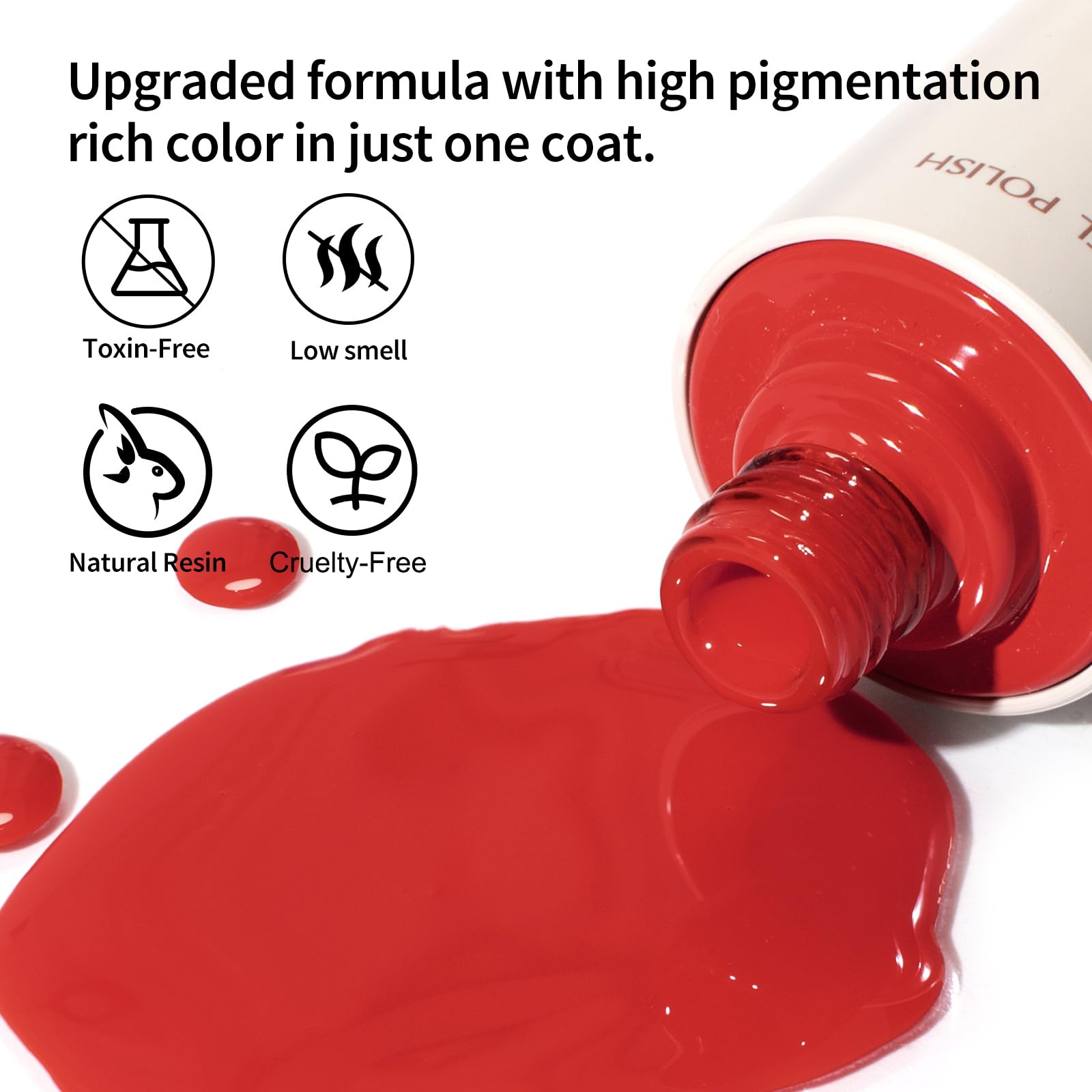 VENALISA V2 22-pcs Gel Nail Polish Set - 18 Colors, Color Card, Base & Top Coats