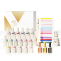 VENALISA V3 22-Piece Gel Nail Polish Set — 18 Colors + Base & Top Coats for At-Home Salon Quality