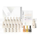 V VENALISA V4 Gel Nail Polish Set – 22 Pieces, 18 Colors + Color Card, Cat Eye Milky White Glitter – DIY Salon at Home