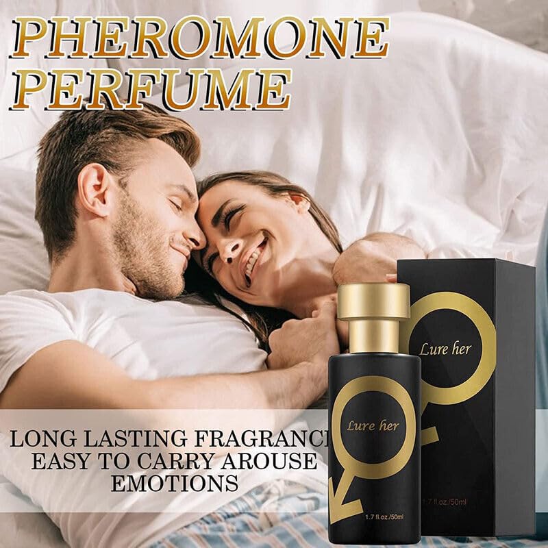 VeniCare Golden Lure Cologne for Men – Long-Lasting 1.7 oz, Irresistible Lure Her Fragrance
