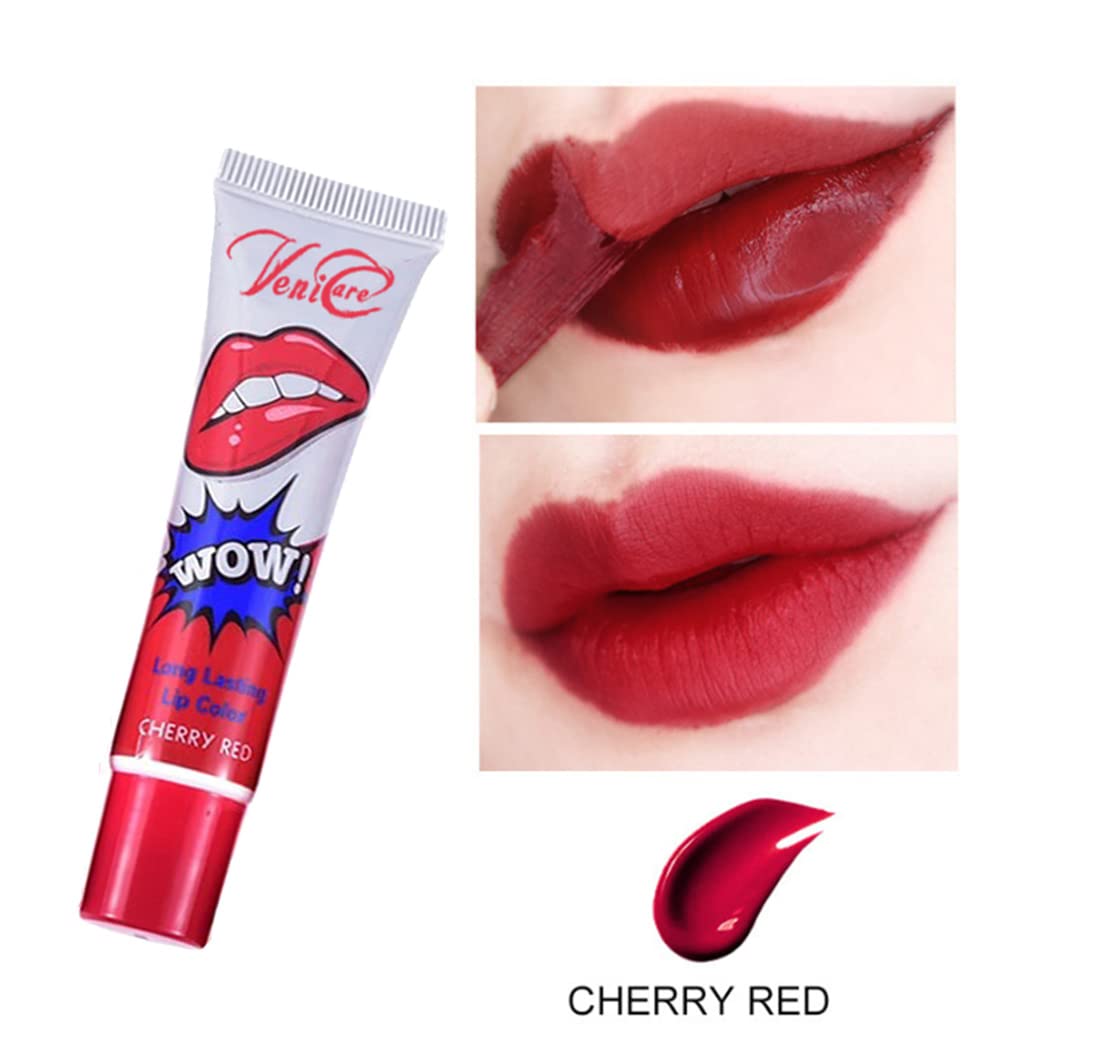 VeniCare Lip Stain Lip Gloss – 6 Color Peel-Off Tint, Waterproof & Long-Lasting